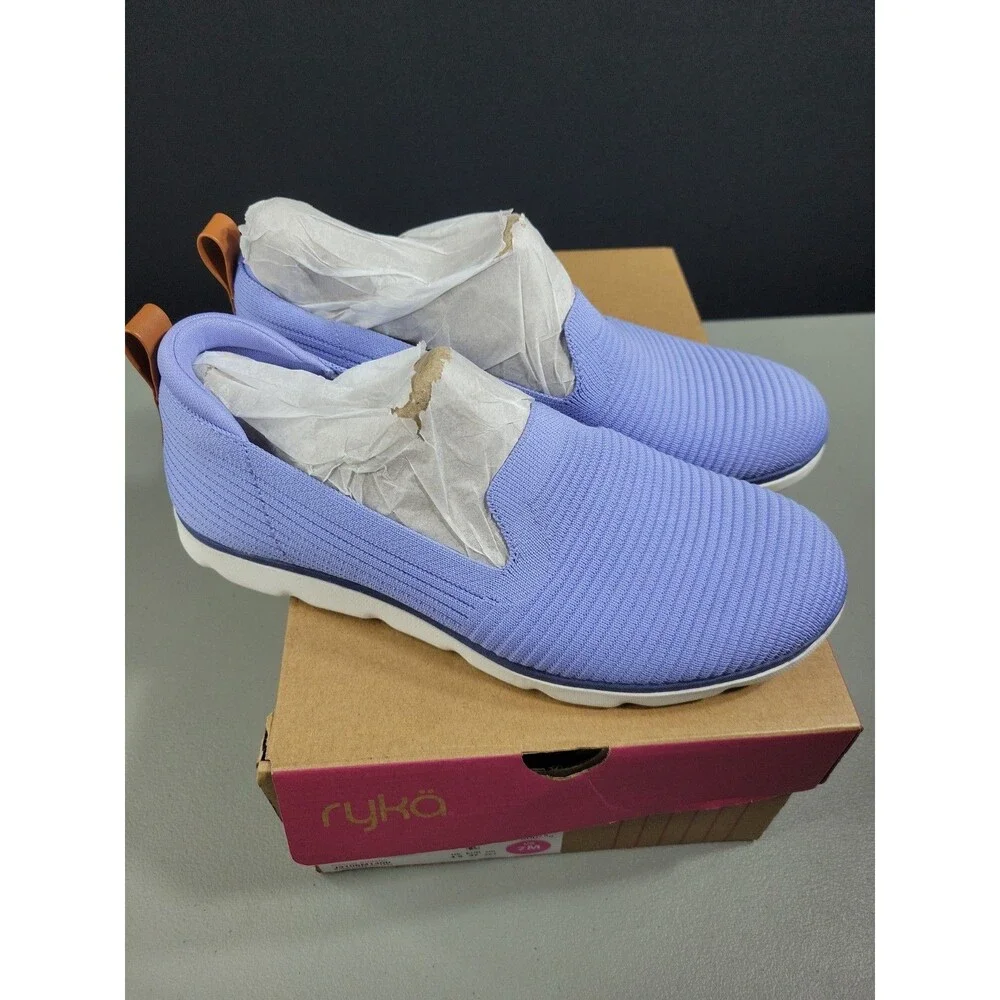 RYKA Effortslipon Women’s 7M  Comfort Slip Ons WildBlue J3106M1400 New